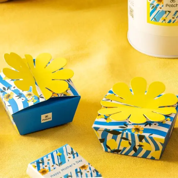 Flower Box of 2 Pieces, Spring Collection