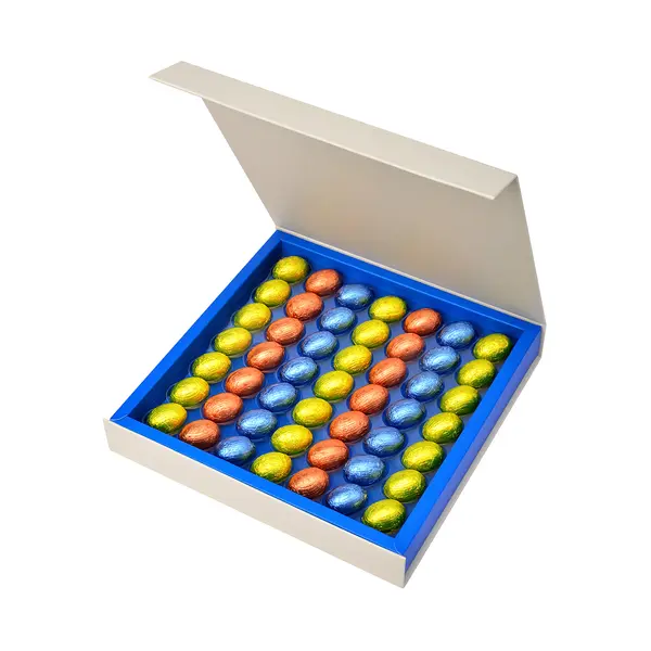 Sunflower Box of 500g Chocolate Eggs, Easter Collection