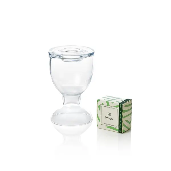 Glass Gandle Holder With 225g of Chocolate, Liv Collection
