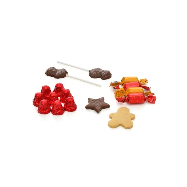 Bag of 14 holiday treats, Santa Collection
