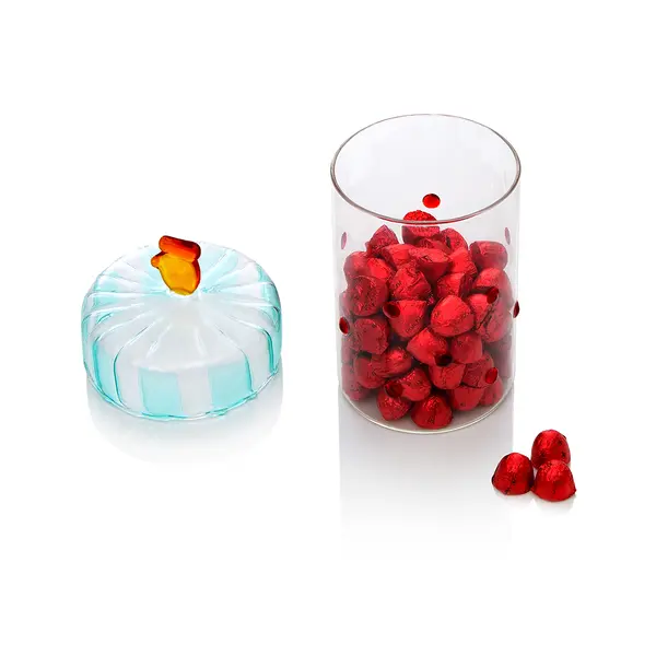 Sweet Candy Jar with 165g of Chocolates, Santa Collection