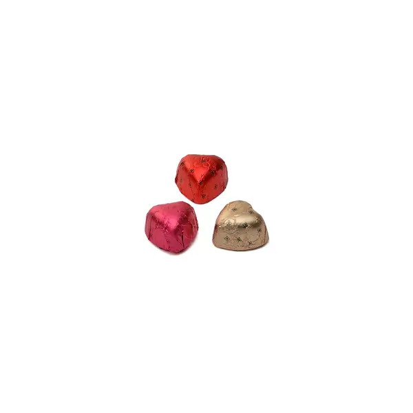 Carton Box of 3 Chocolate Hearts, Valentine's Collection