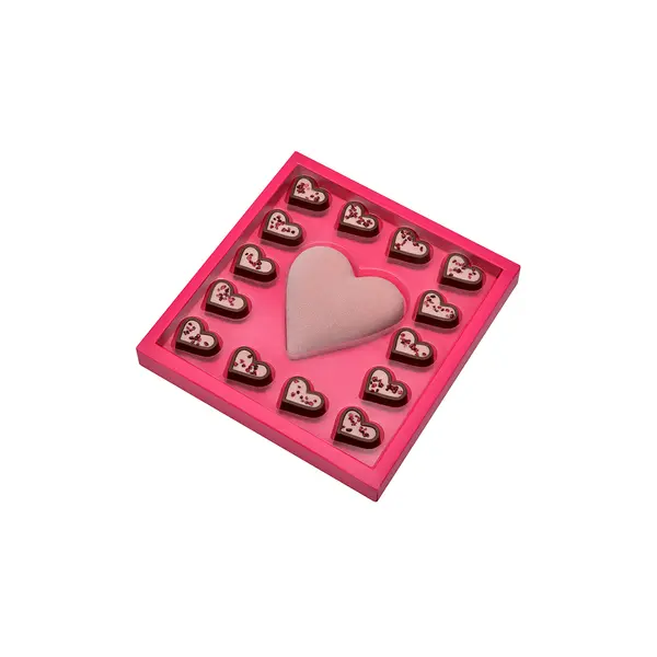 245g of Unwrapped Chocolate Hearts, Valentine's Collection