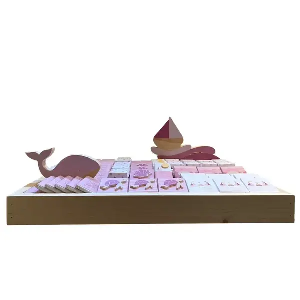 4lb Rectangular Chocolate Tray For Baby Girl