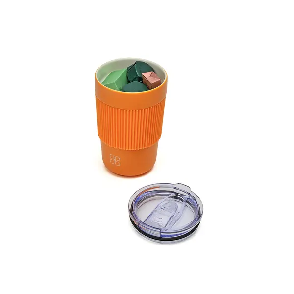 175g Orange Thermos Mug with Chocolates, Teacher's Day Collection