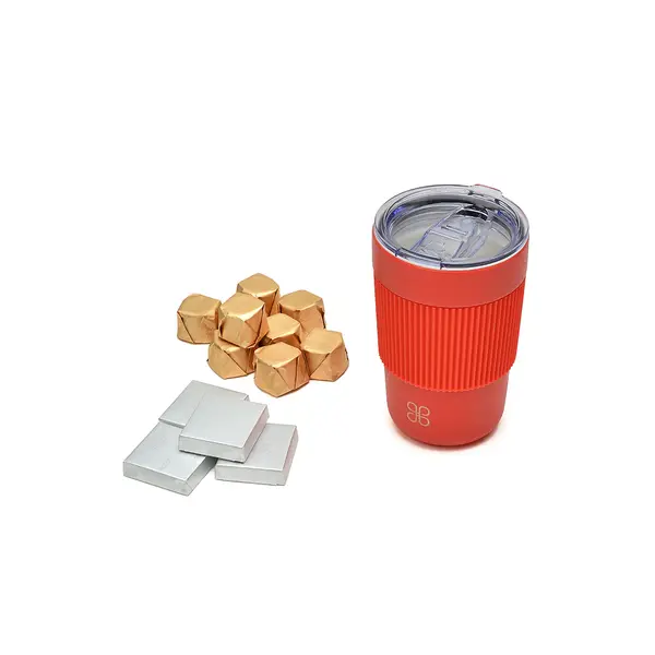 140g Red Thermos Mug with Chocolates, Teacher's Day Collection