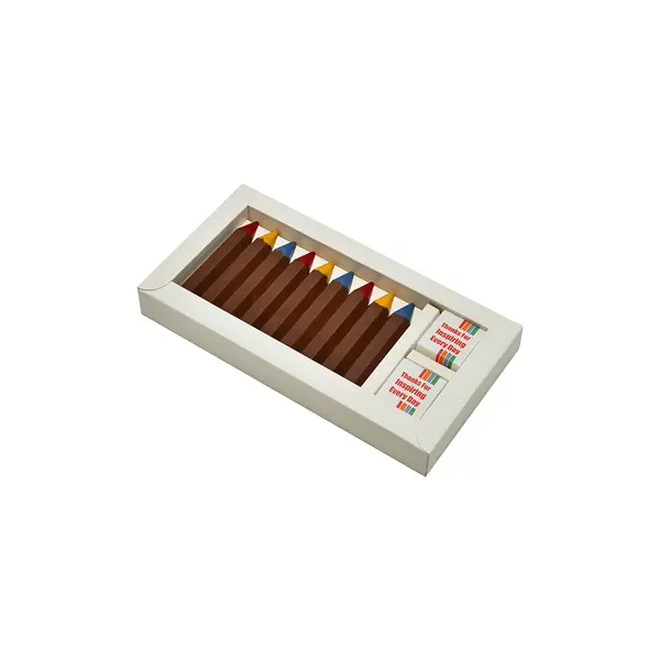 155g Unwrapped Chocolate Pencils Box, Teacher's Day Collection