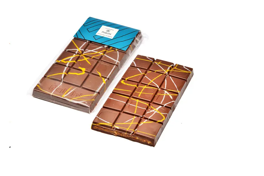 Hazelnut Kunafa Chocolate Bar, 200g